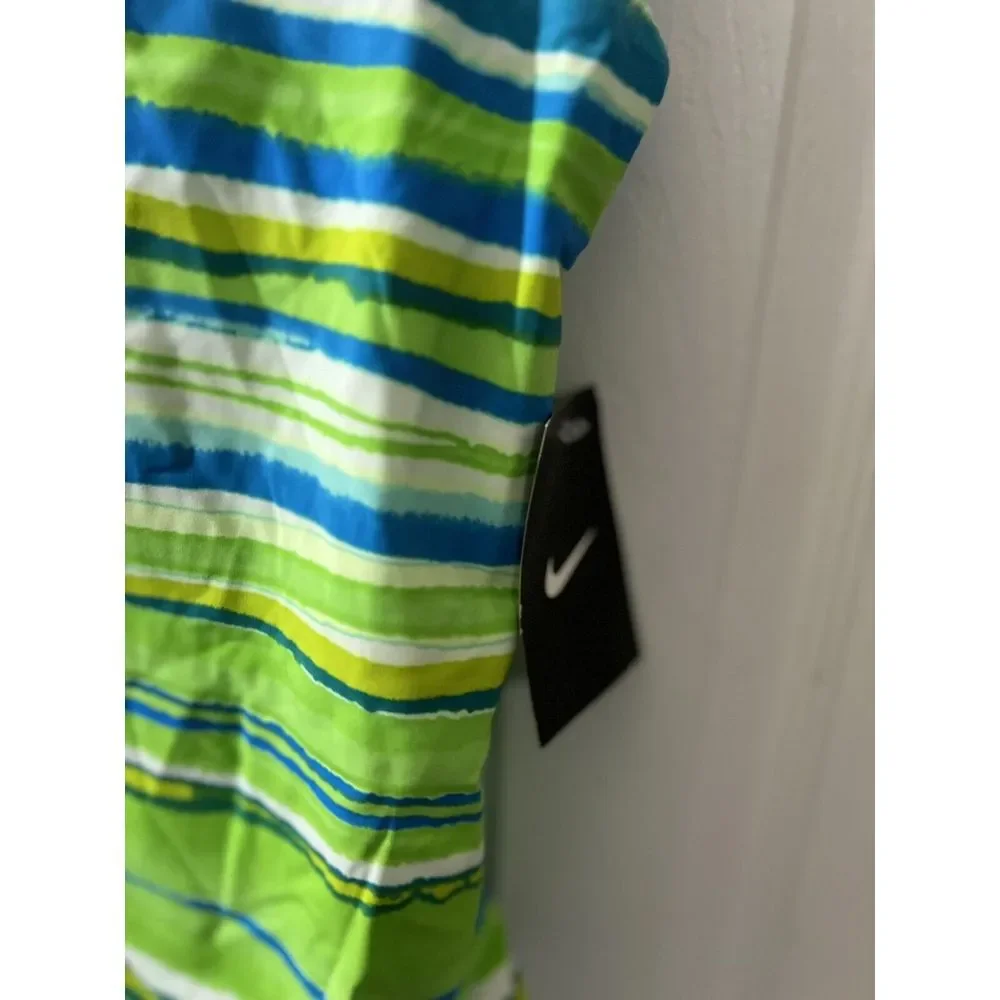 Nike Girls‎ 12 Swimsuit ATHLETIC Blue Green